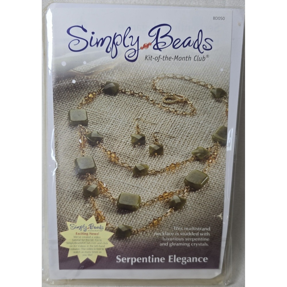 Annie's Simply Beads Kit‎ Of The Month "Serpertine Elegance" BD 050